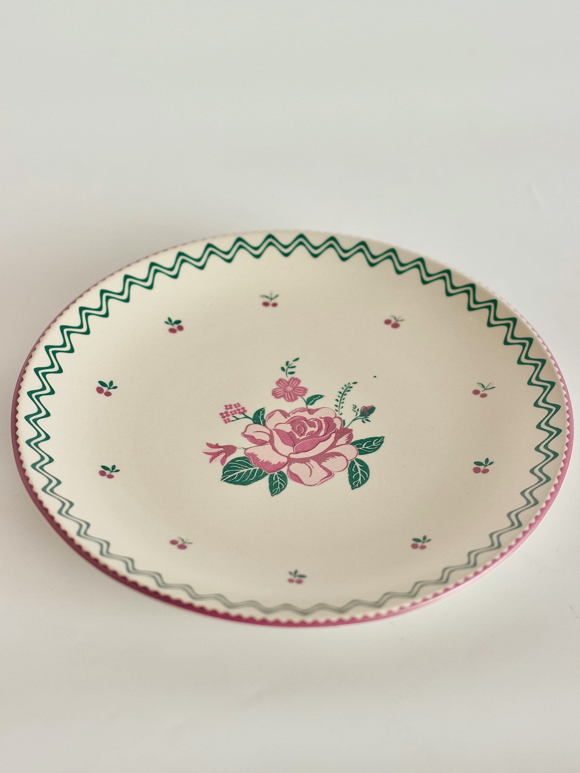 Bloomsberry Ceramic Coupe Plate