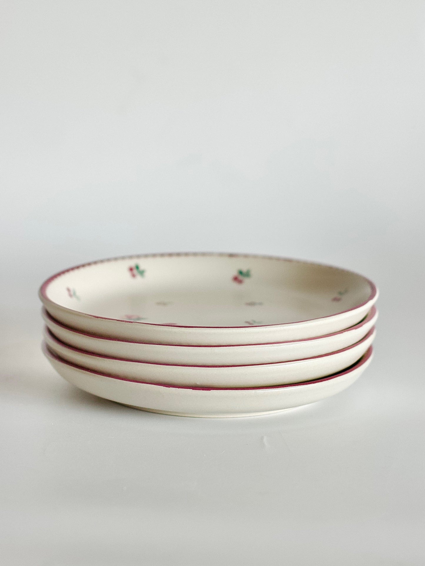 Bloomsberry Ceramic Snacks Plate 12cm - Set of 4