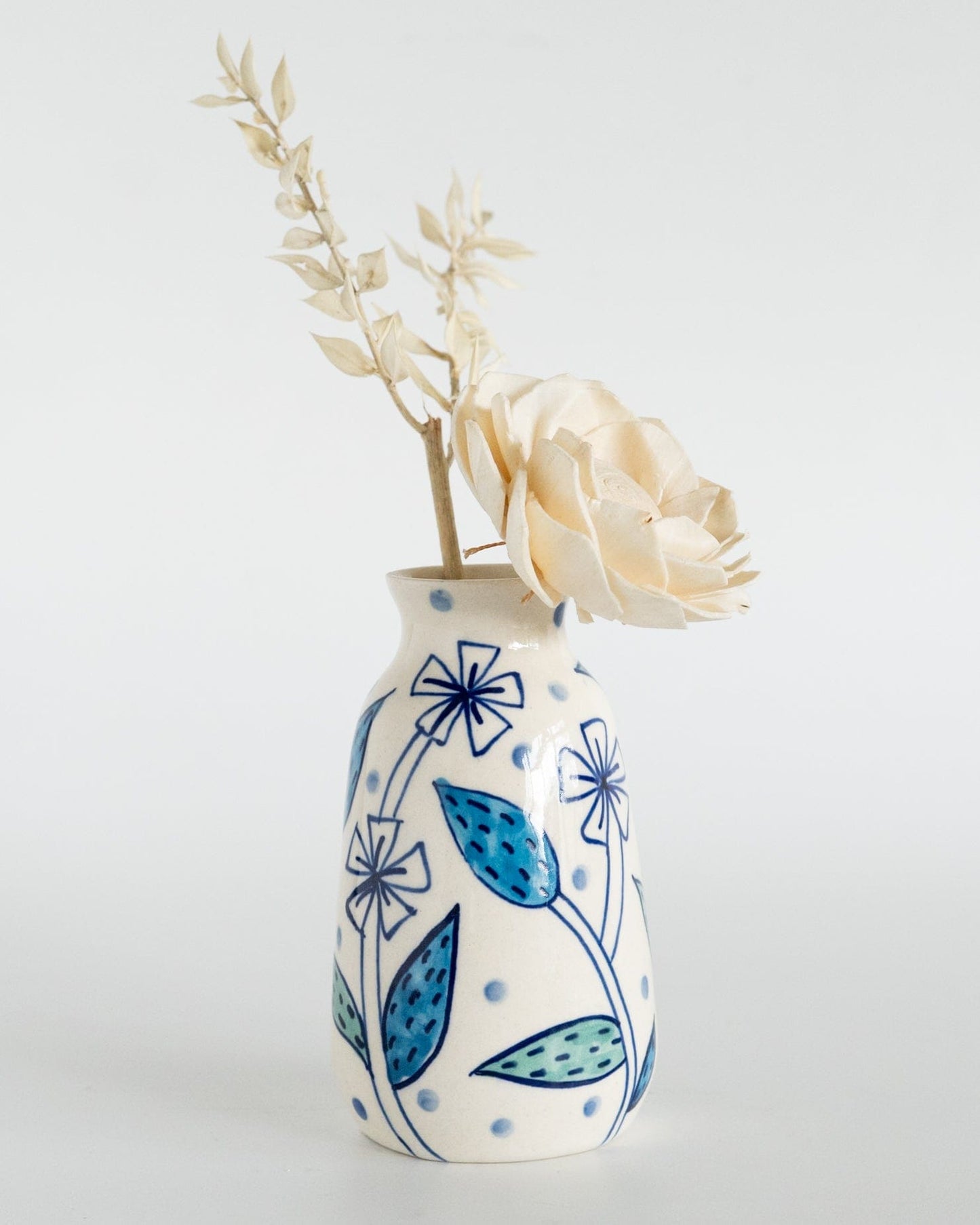 Botanical Charm Mini Vases - Set of 3
