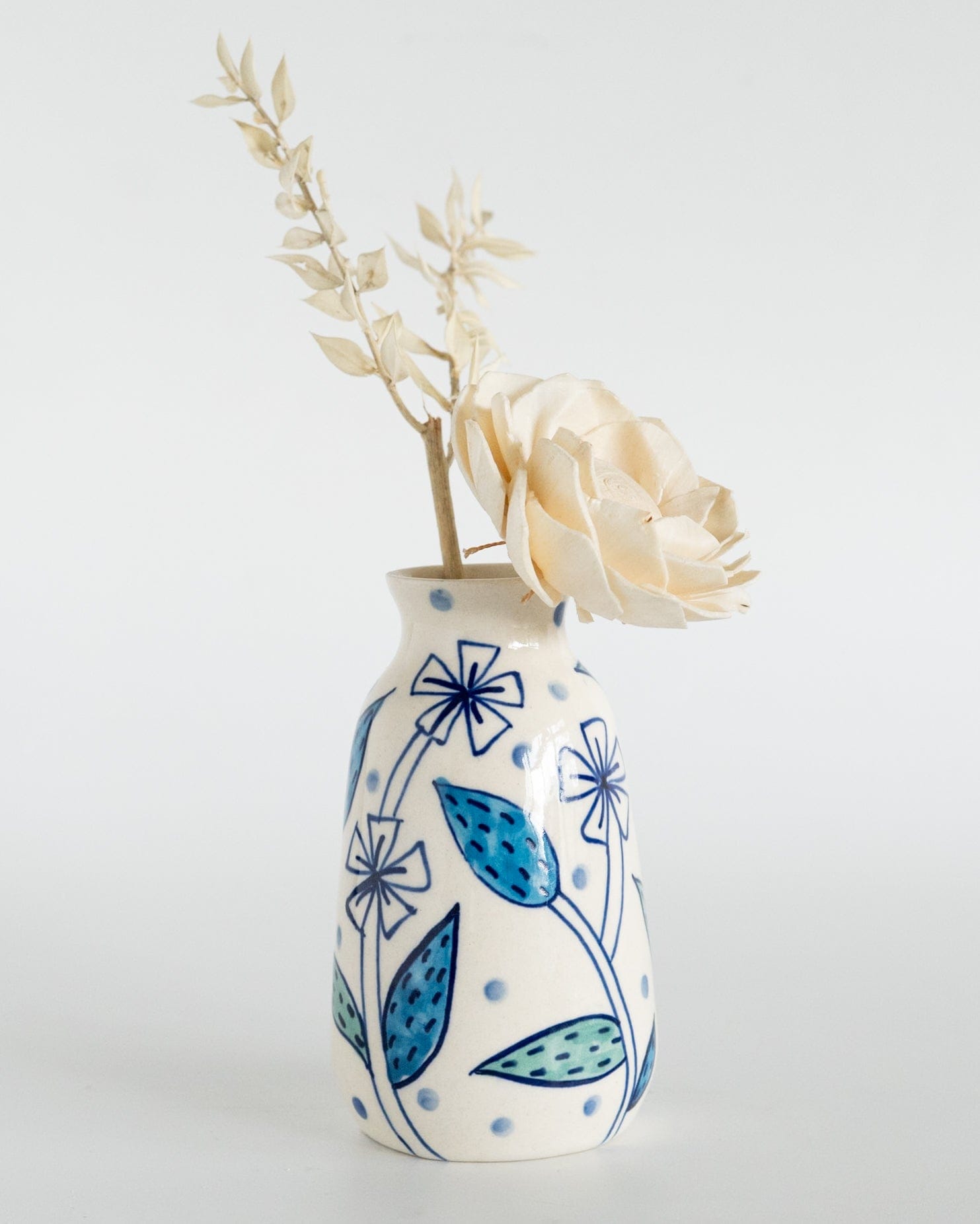 Botanical Charm Mini Vases - Set of 3