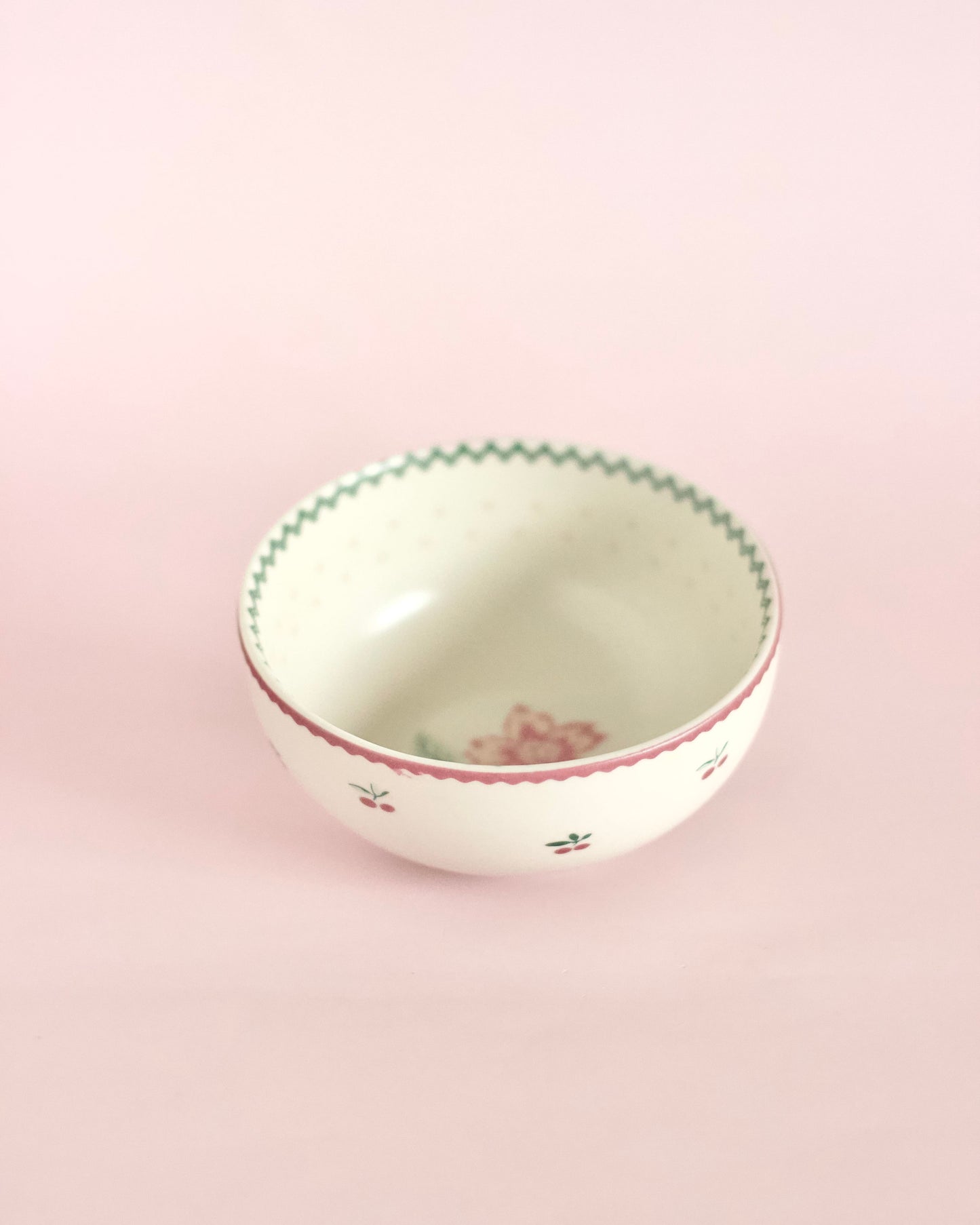 Serving Bowl | Ceramic Floral Decal | Set of 4, 10x5cm