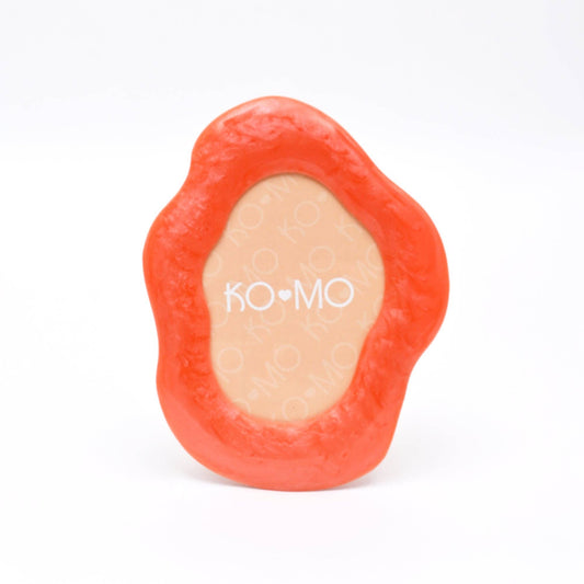 Orange Organic Resin Photo Frame 5x7 Inch Modern Décor