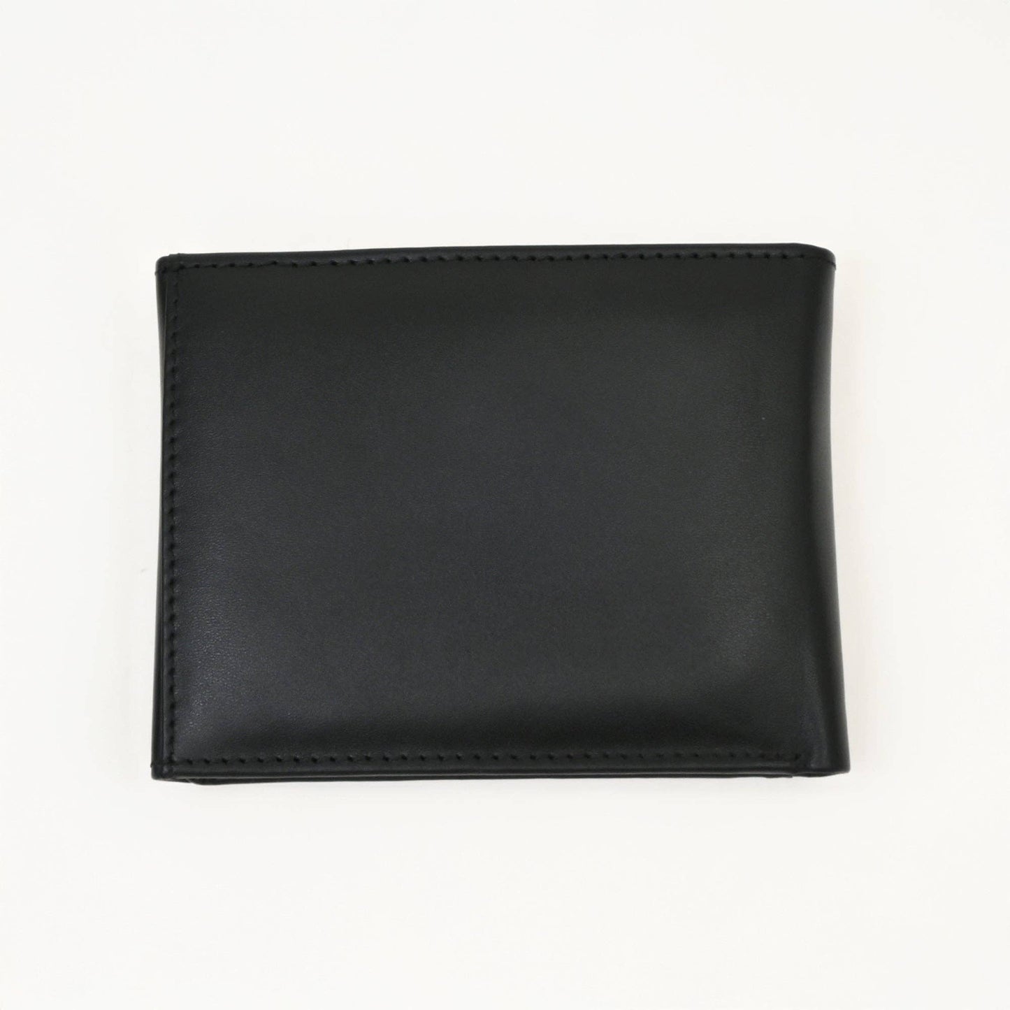 Black Napa Wallet – Slim Bifold with Coin & Card Slots