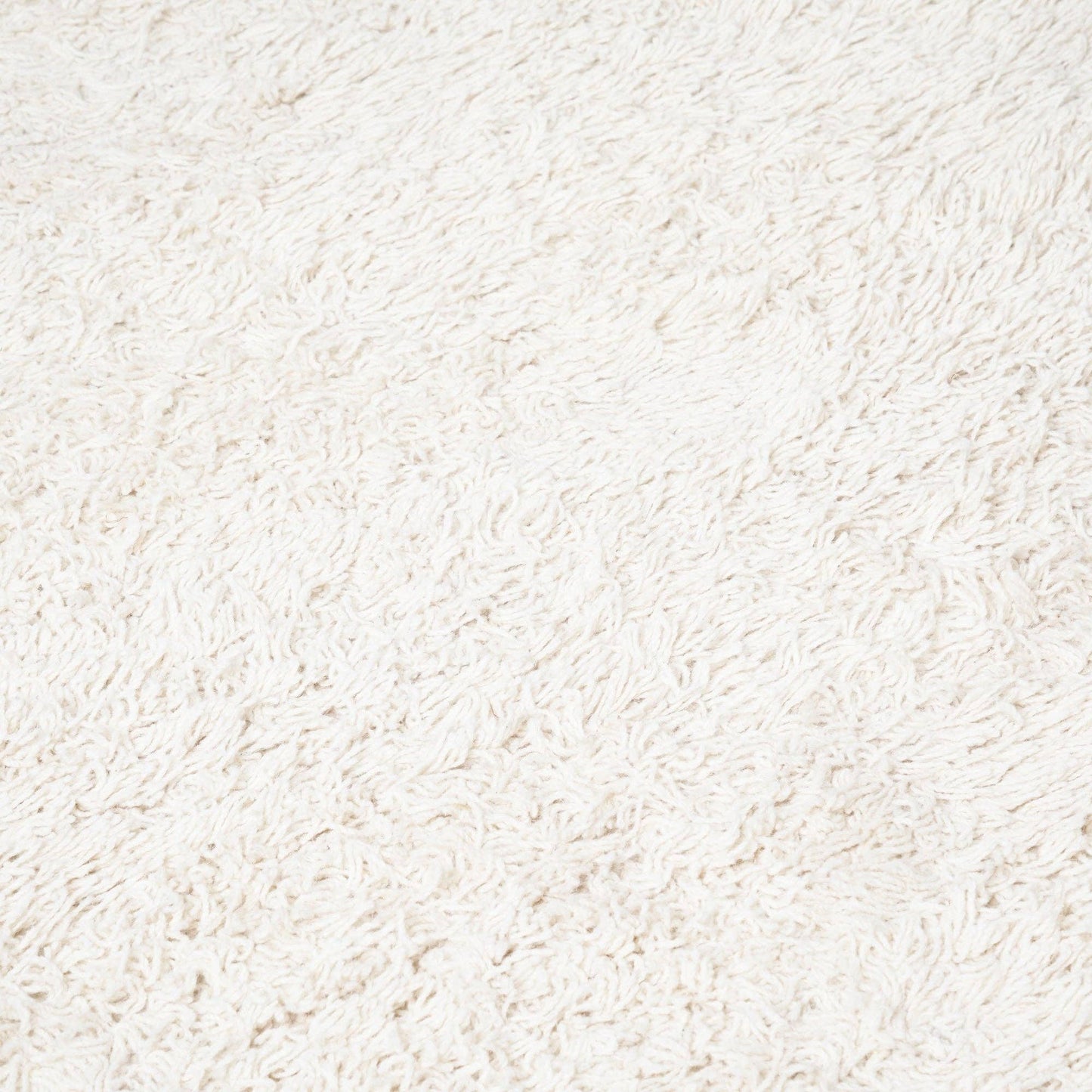 Hand Woven Berber Rug – Wool & Cotton | White & Grey