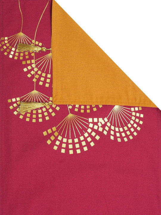 Patterned Dining Overlay – Home Textile Accents – Natural Cotton, Rich Pigment