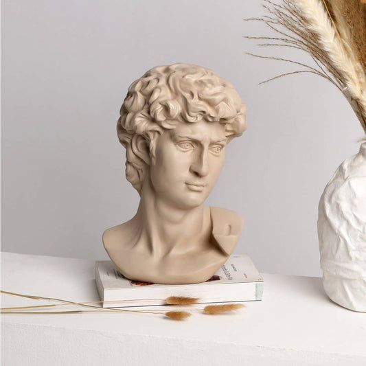 Beige Monochrome - Classical Bust Sculpture