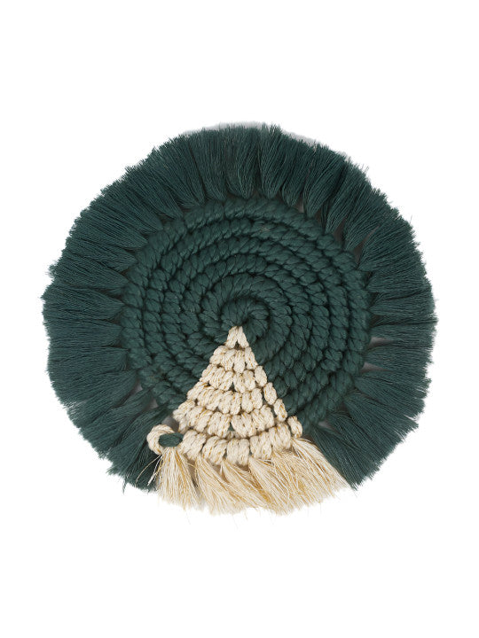 Round Drink Coasters – Braided Weave – 2pc