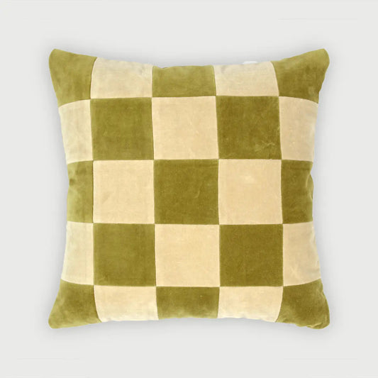 Fig Olive Velvet Cushion Cover SanctuaryLiving