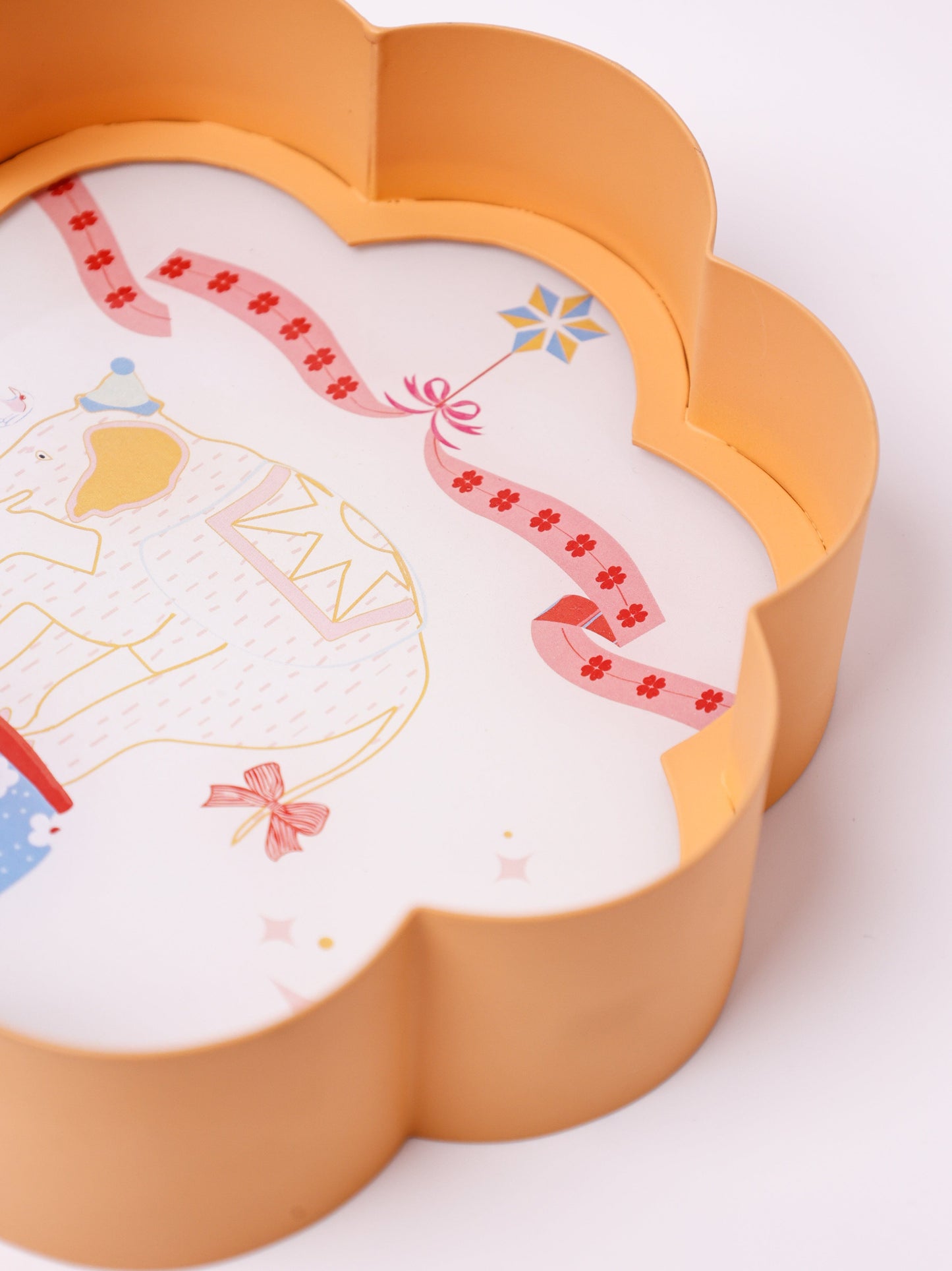 Wall Plate | Metal Acrylic Flower Shape | Dia-20.5cm