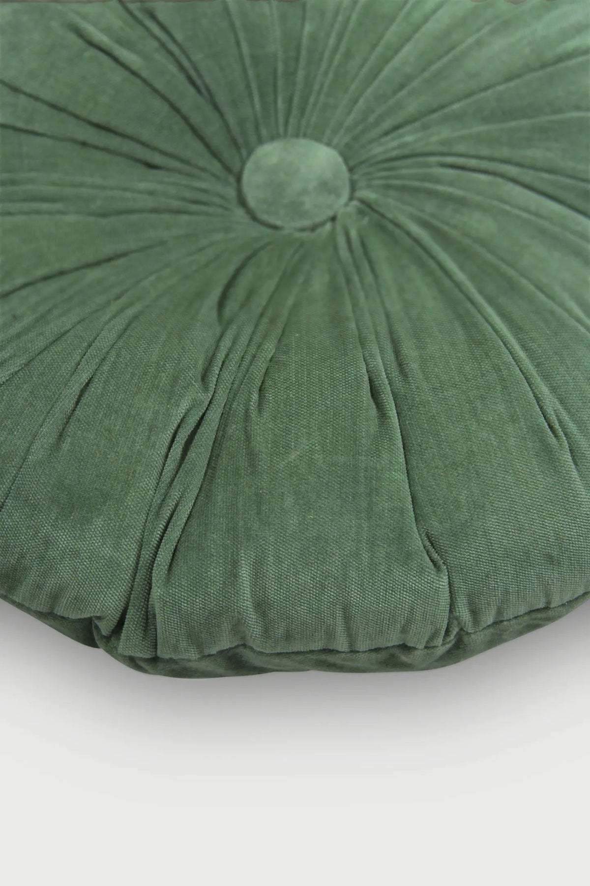 Cuddle Eucalyptus Velvet  Round Cushion SanctuaryLiving