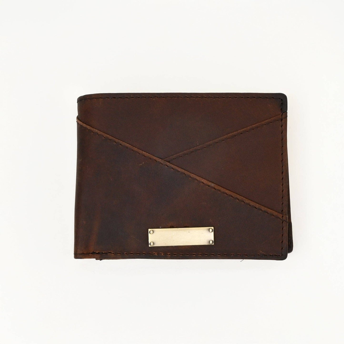 Premium Wallet Waxy Brown Slim Men’s Bifold Wallet