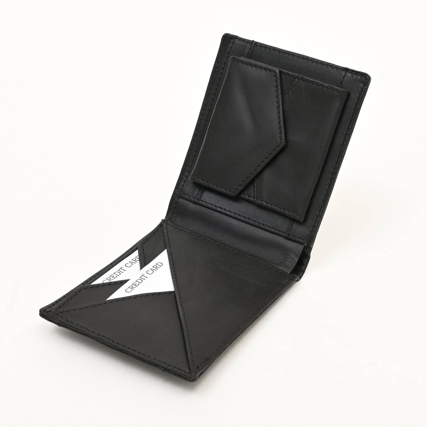 Leather Wallet Stylish Green Full-Grain Men’s Wallet