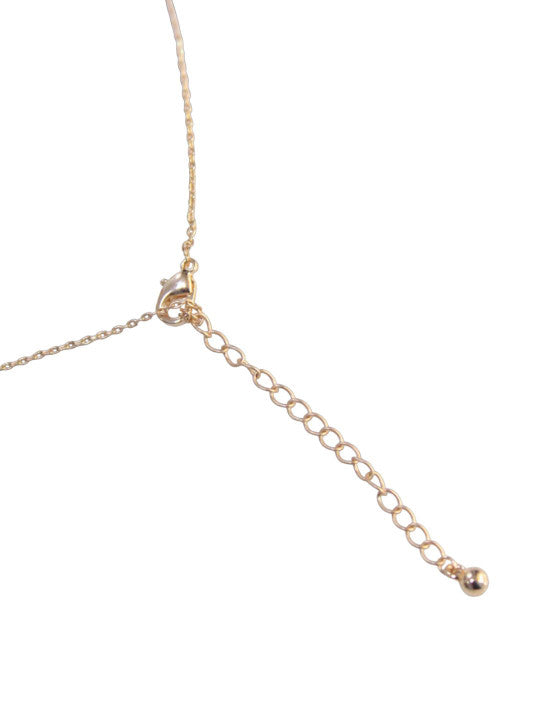 Stone Studded Bracelet – Alloy, Gold Tone & Faux Stone