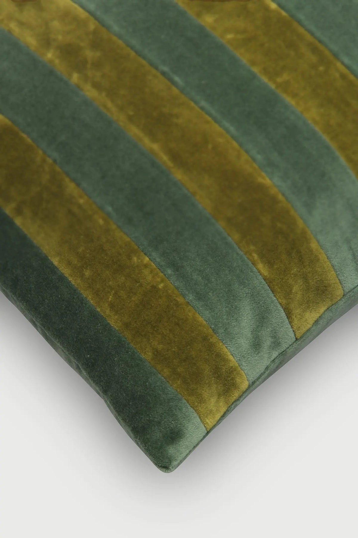 Holly Eucalyptus Velvet Stripe Cushion Cover SanctuaryLiving