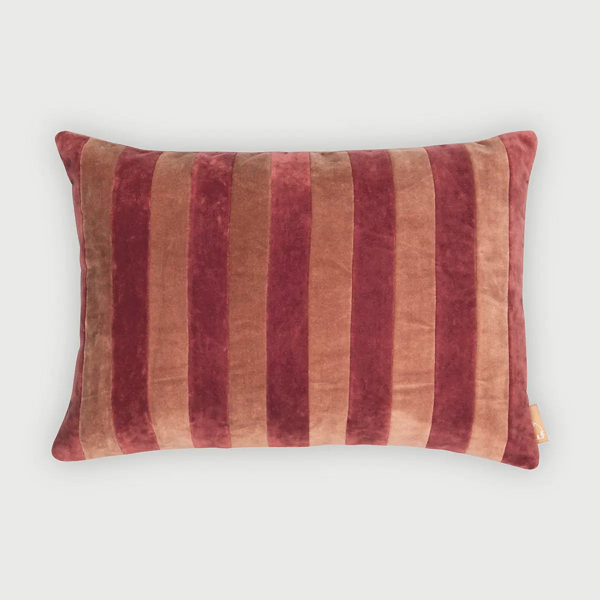 Holly Spice Velvet Stripe Cushion Cover SanctuaryLiving