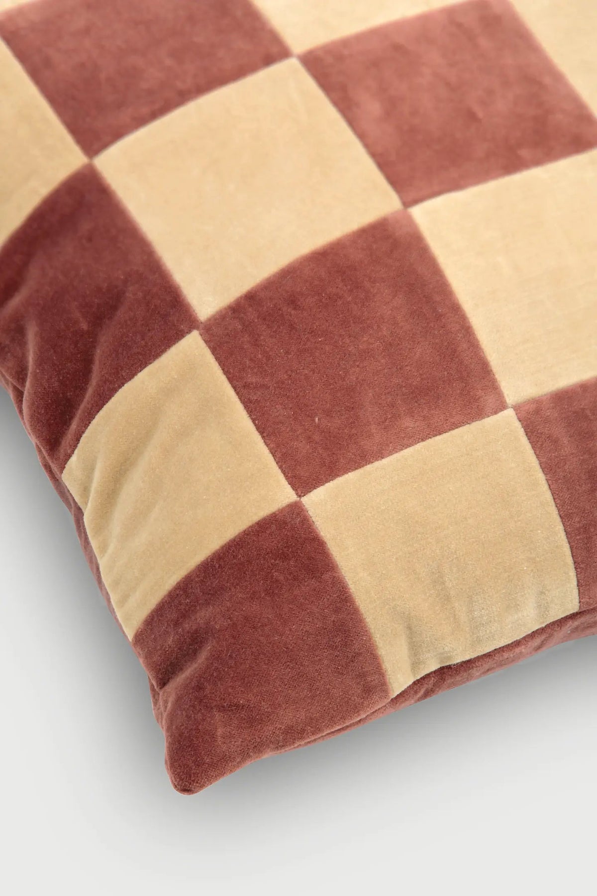 Fig Rhubarb Velvet Cushion Cover SanctuaryLiving