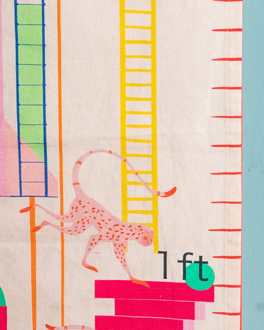 Wall Hanging | Cotton Embroidered Monkey Mayhem | Digital Print