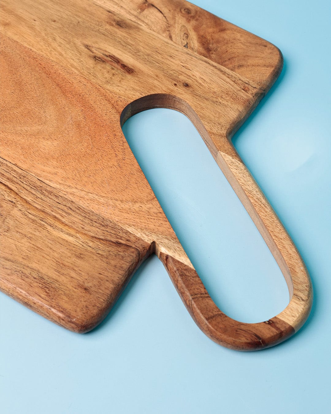 Serving Tray | Handpainted Wood Grooves & Handles | 17 L x 10 W inches