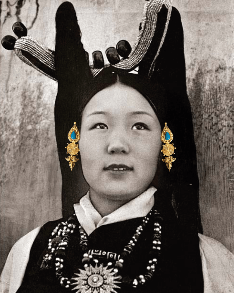 Na-gyen Akor | Akor Earrings – Turquoise