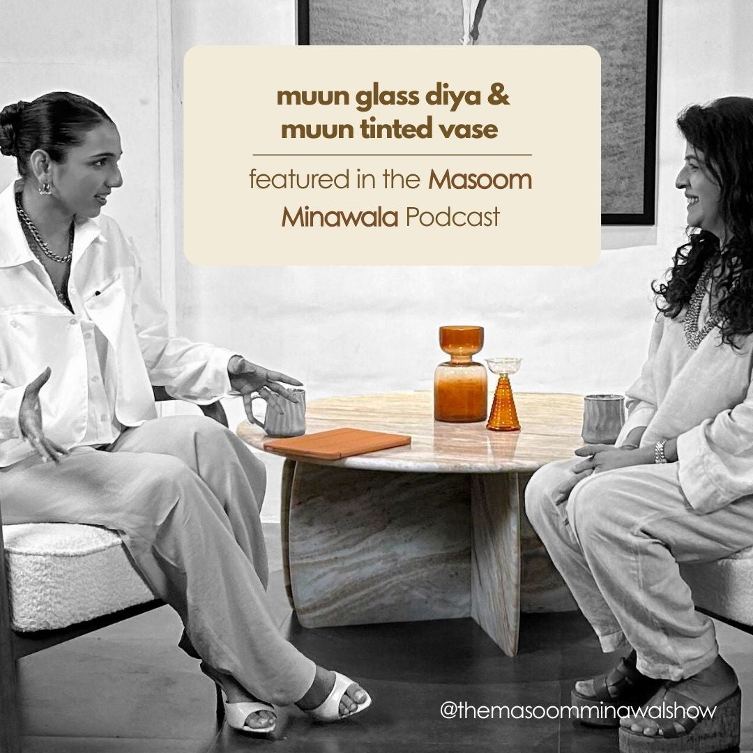 Glass Tea Light Candle Holder - Modern Diya Design