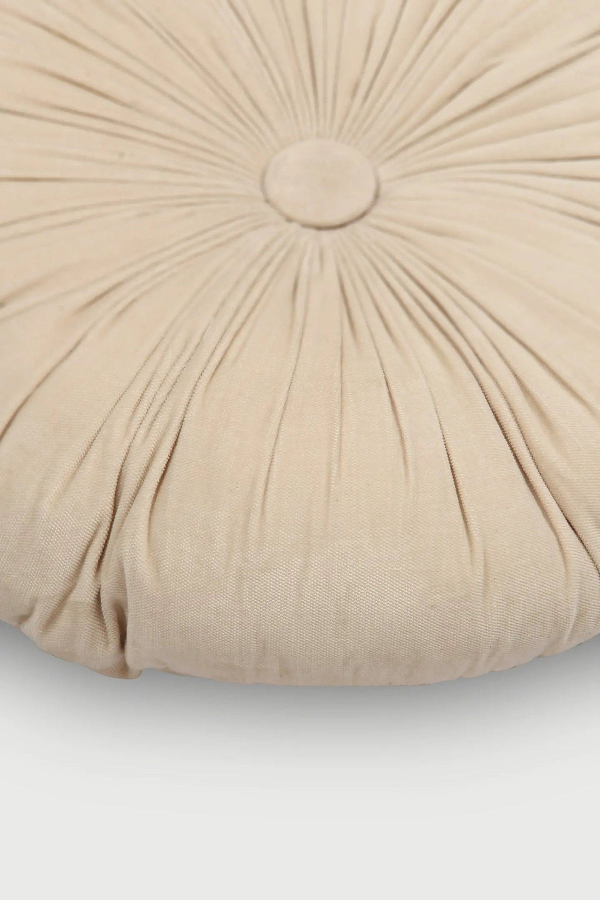 Cuddle Oatmeal Velvet  Round Cushion SanctuaryLiving