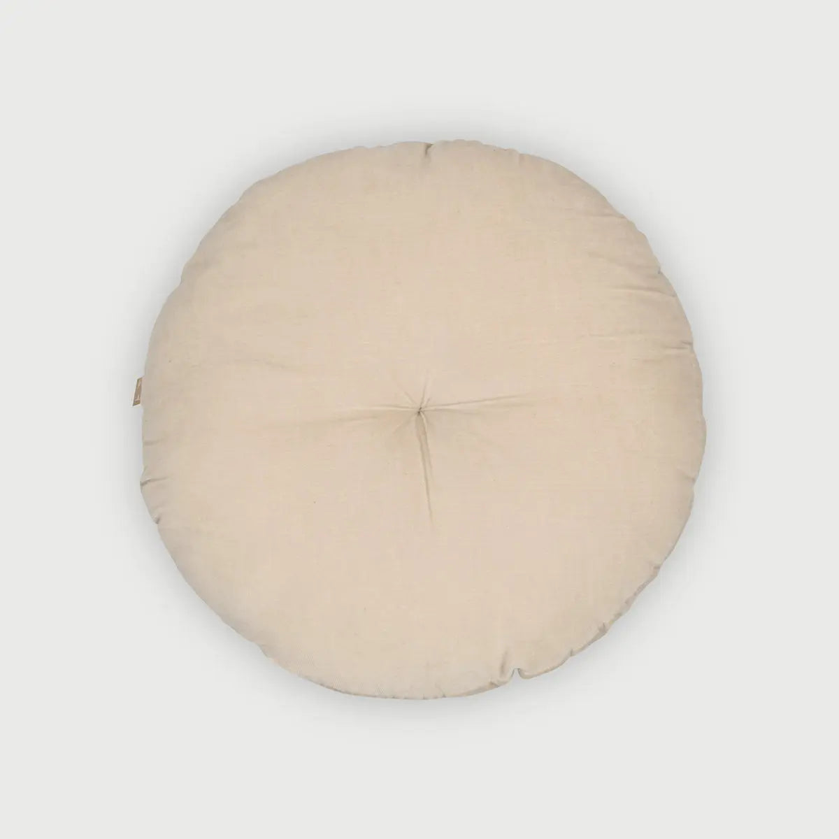 Cuddle Oatmeal Velvet  Round Cushion SanctuaryLiving