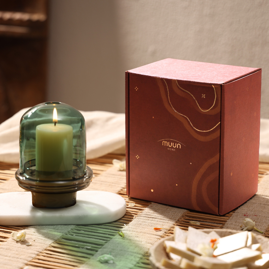 Borosilicate Glass Dome Candle Holder