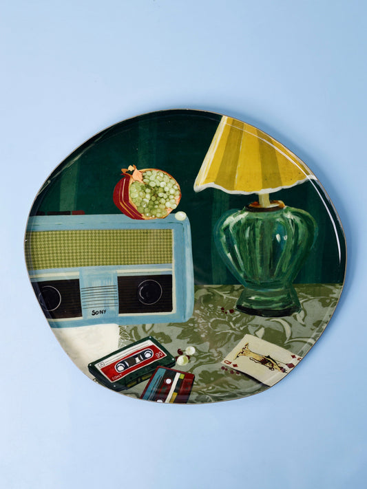 Wall Plate | Iron Illustrated Retro