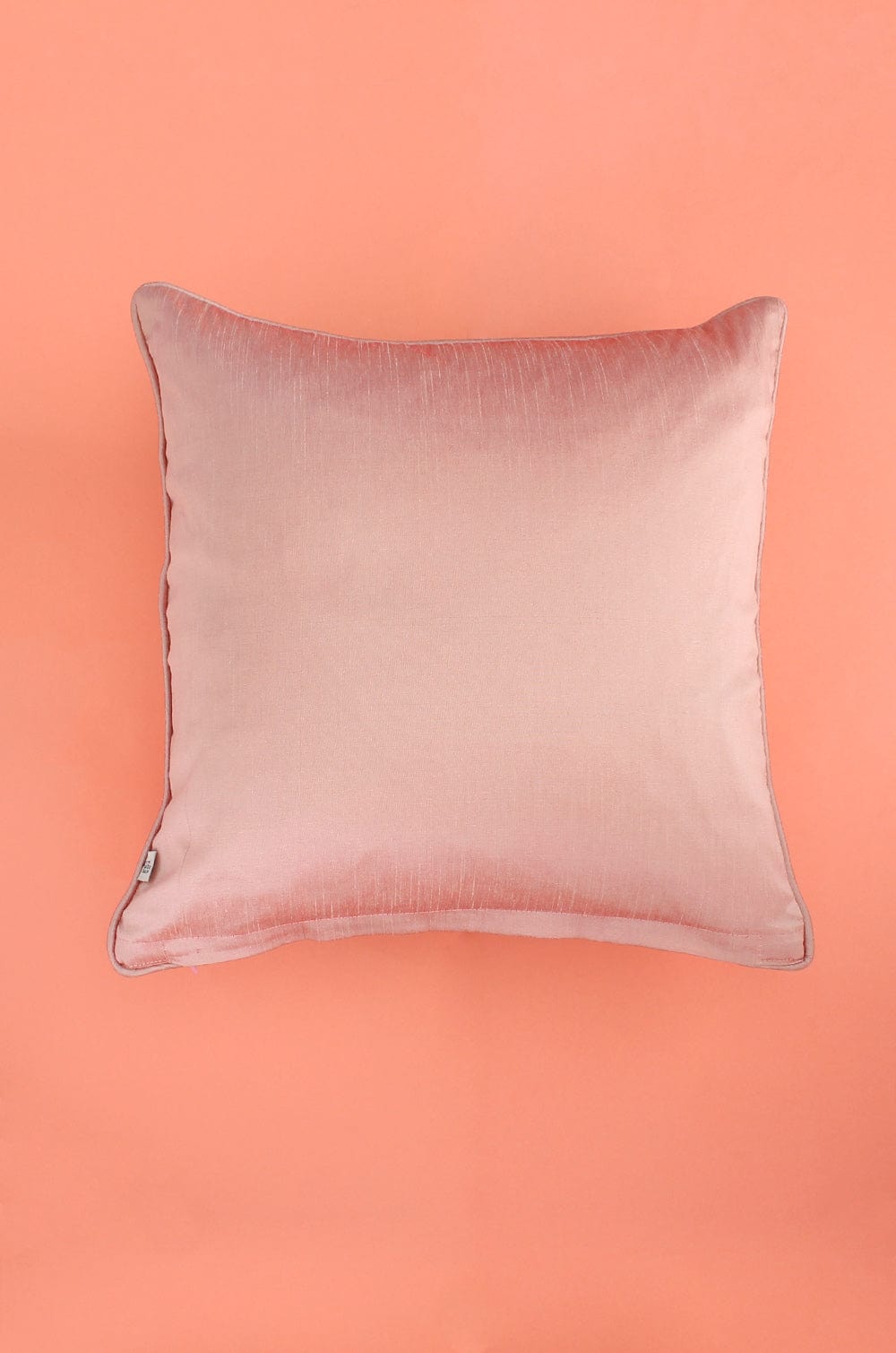 Cushion Cover | Embroidered Cotton Bloom Pattern | 18x18 Inches