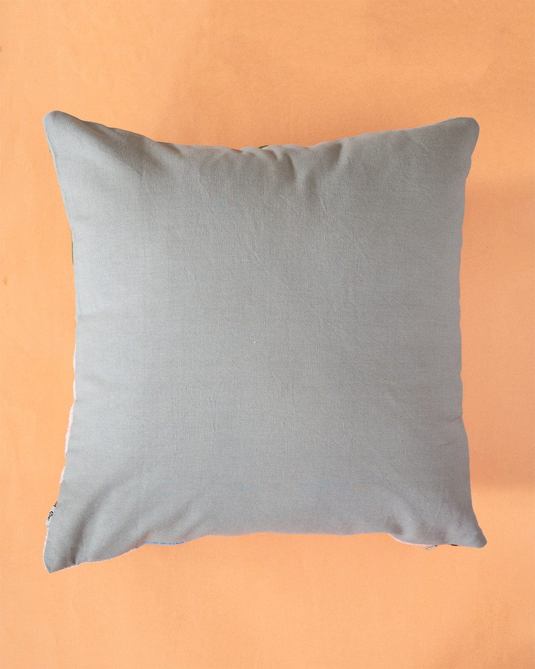 Cushion Cover | Cotton Embroidered Piping | 18" x 18"