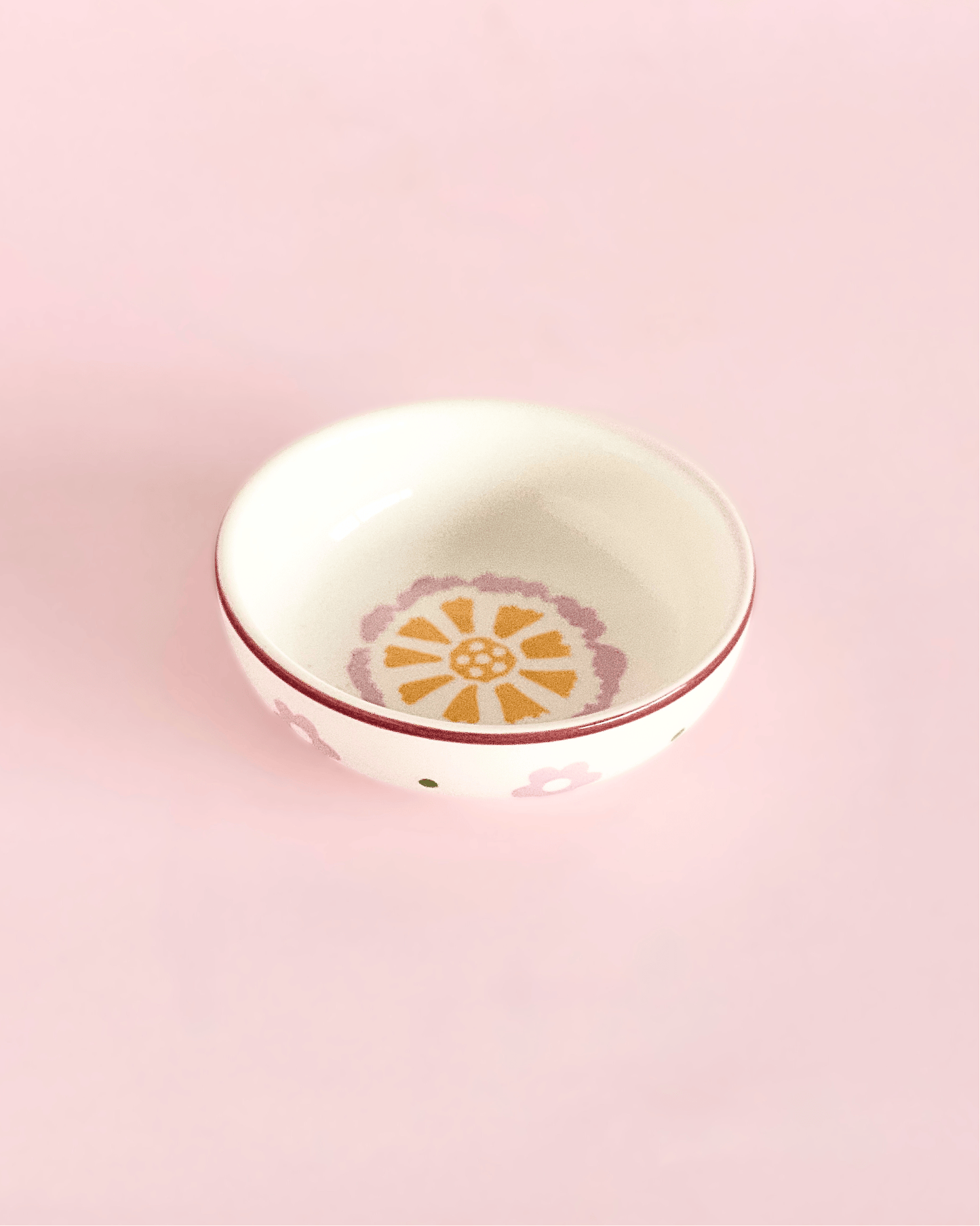 Sundrop Handpainted Ceramic Nut Bowl - Set of 4