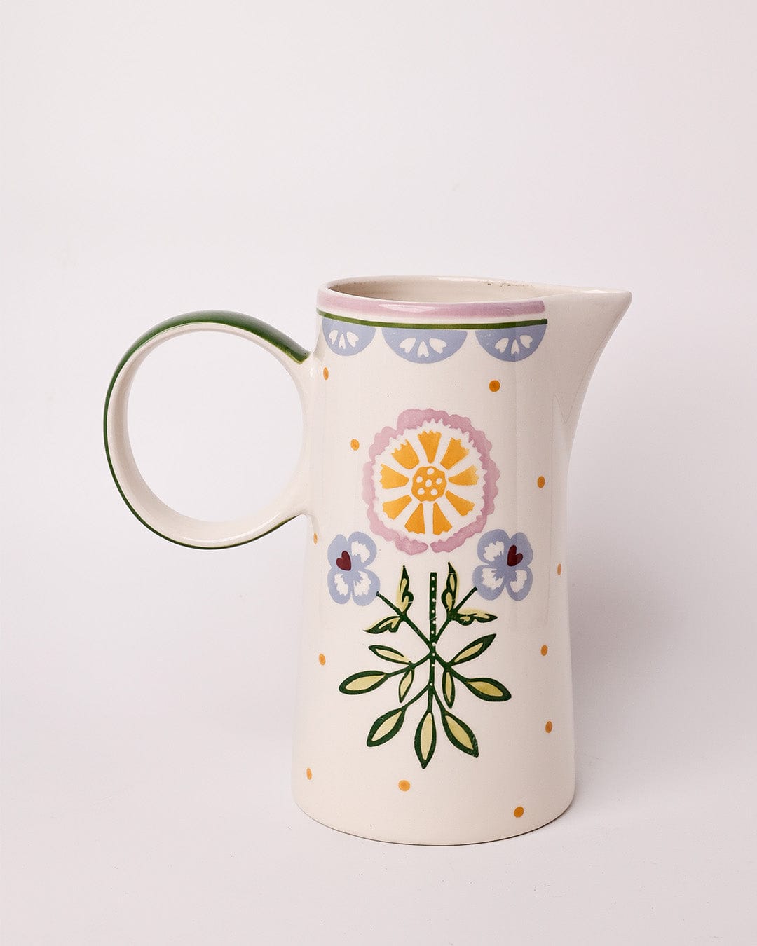 Sundrop Handpainted Ceramic Pitcher