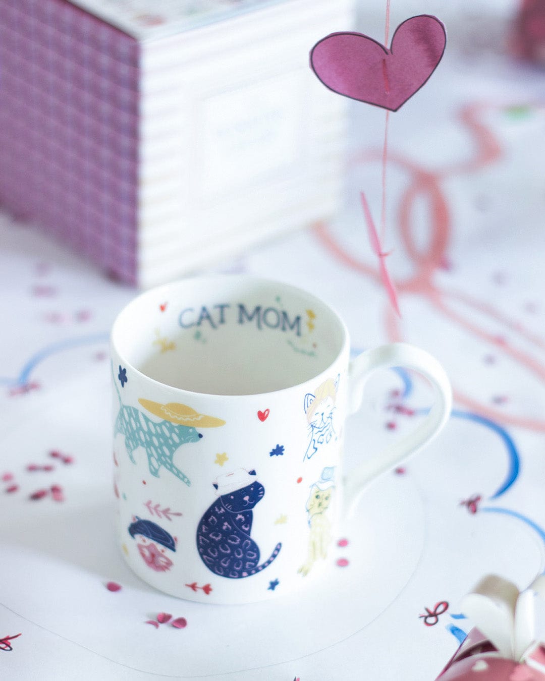 Tea cups & coffee mugs Purrfect Mom Fine China Mug