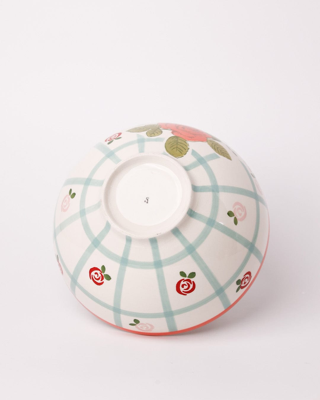 Tea Garden Handpainted Ceramic Bowl 15 cms