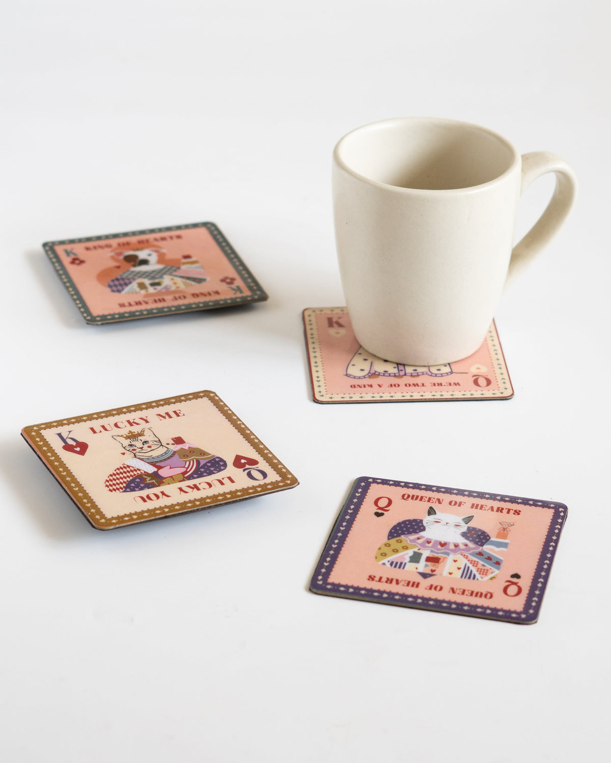 The Royal Hearts Club Metal Coasters & Fridge Magnets