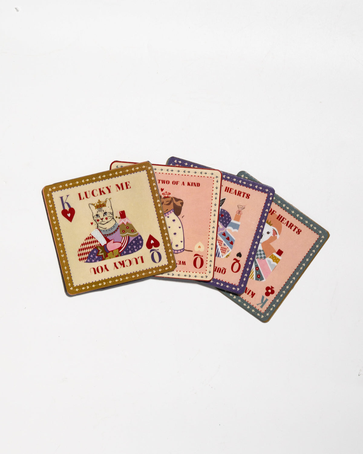 The Royal Hearts Club Metal Coasters & Fridge Magnets