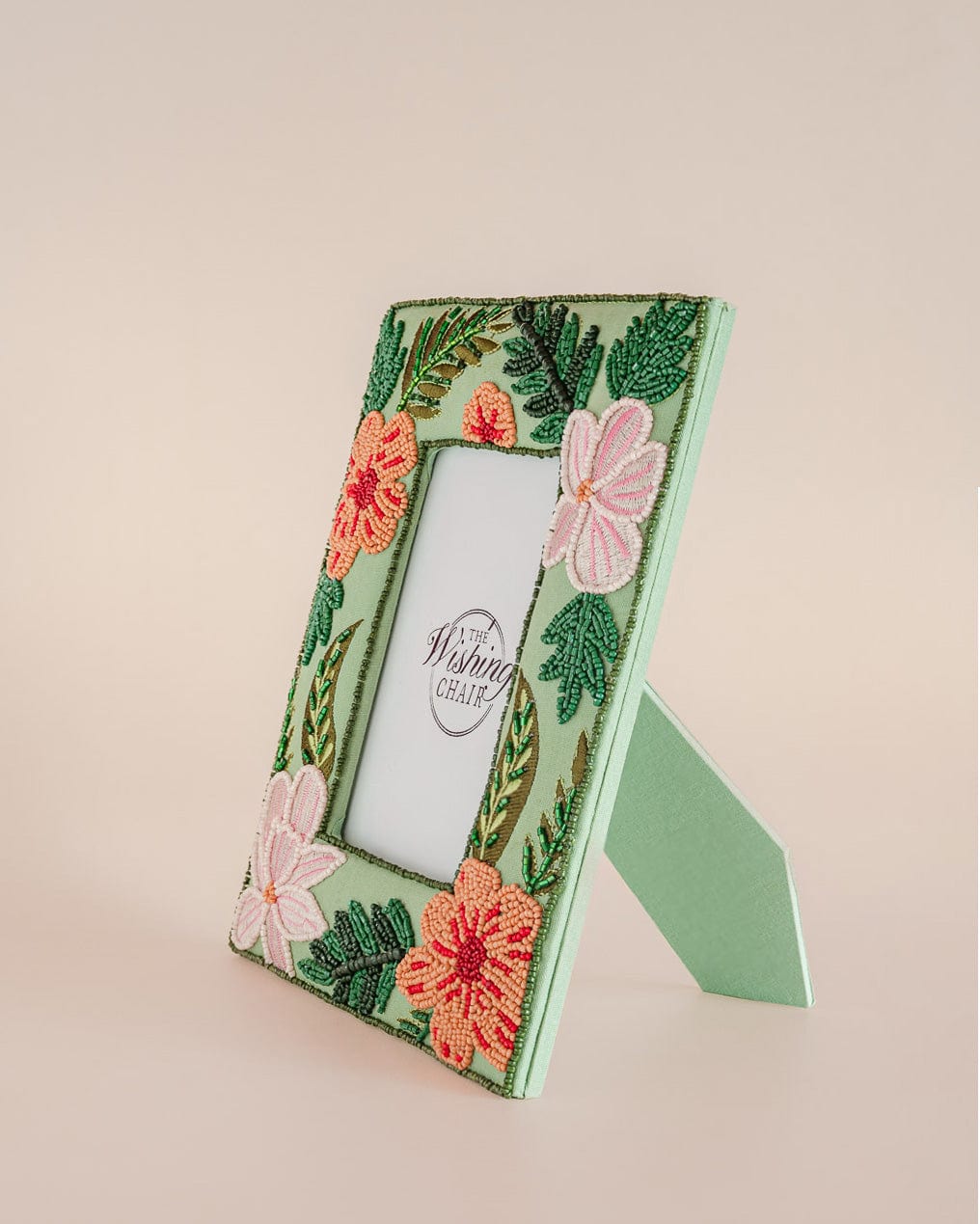 Photo Frame | Glass Bead Tropical | 3"x5" (7"x9" Overall)