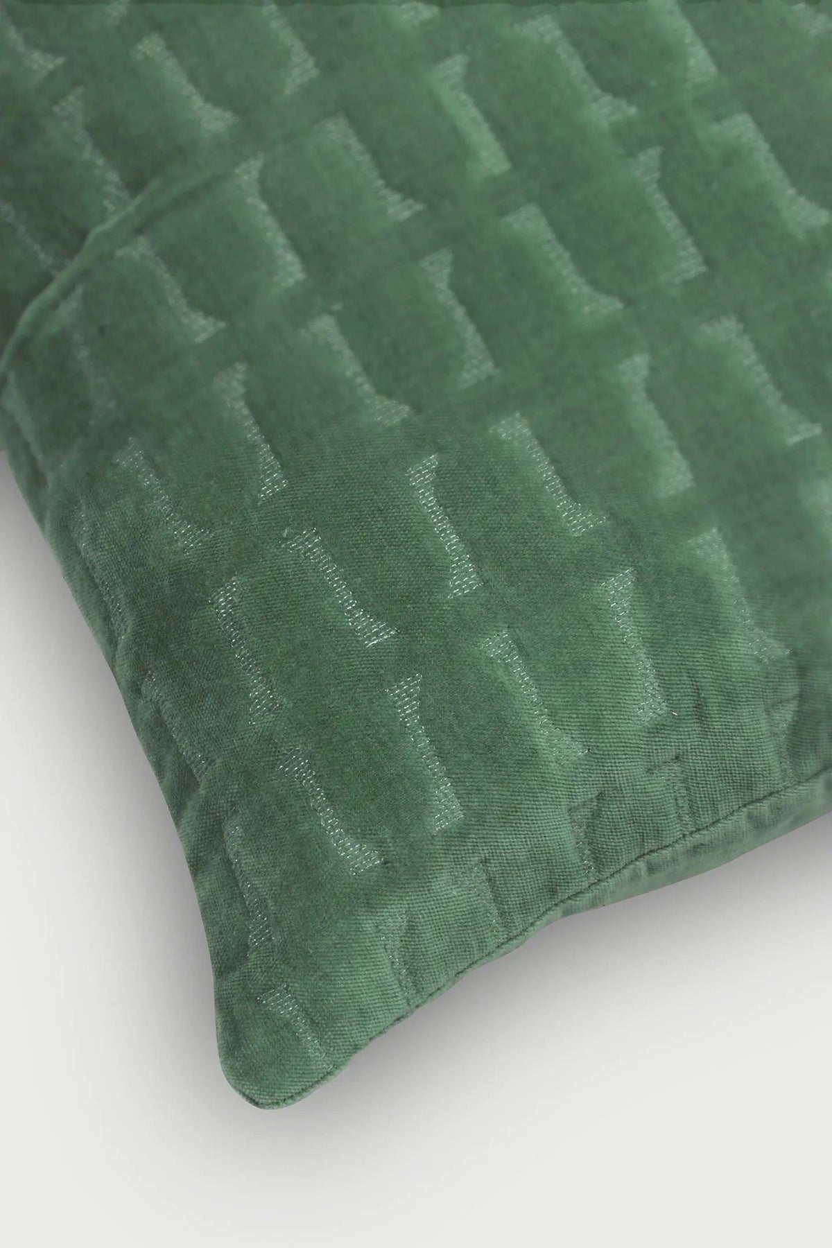 Twig Eucalyptus Embroidered Velvet Cushion Cover SanctuaryLiving
