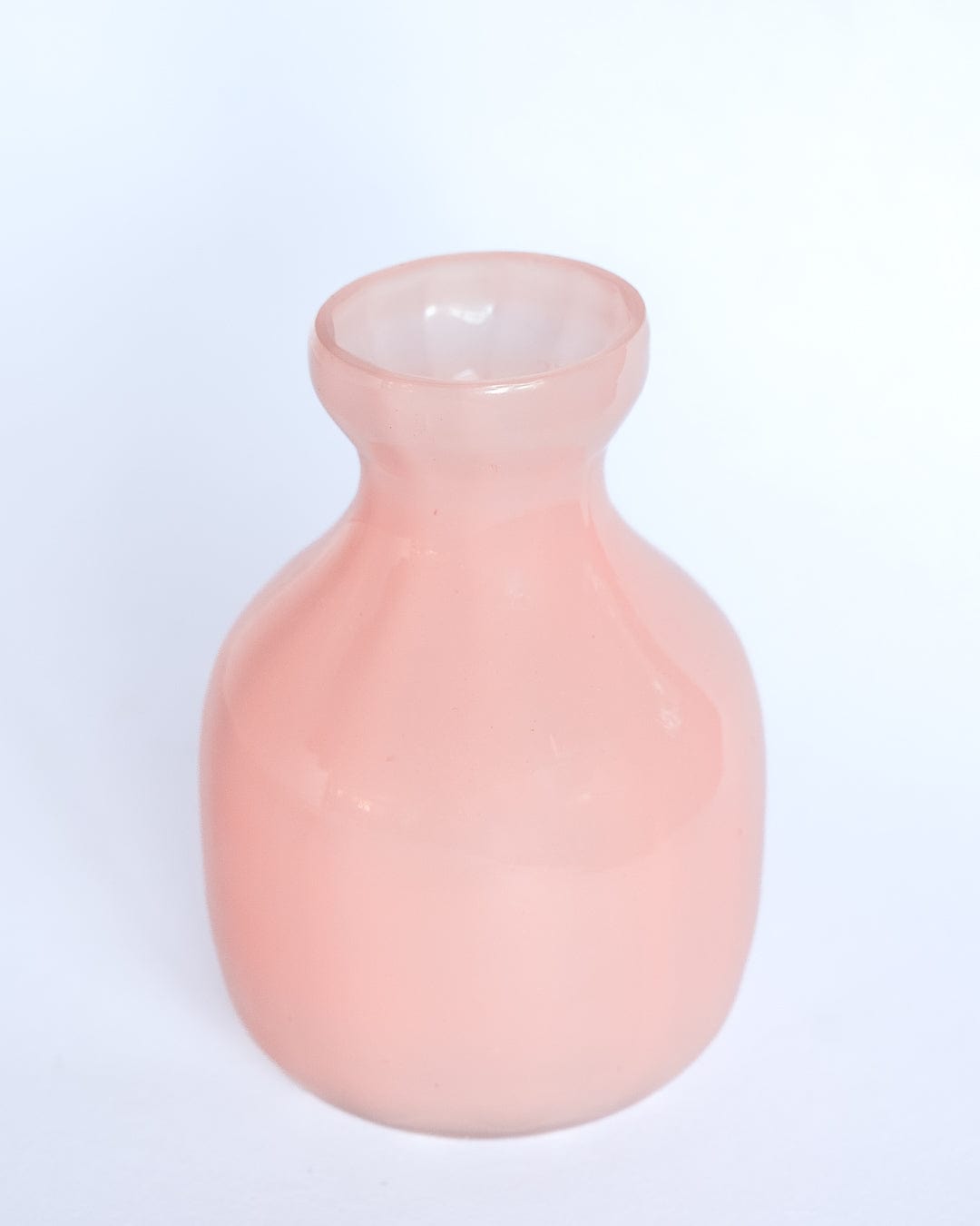 Vase | Glass Potli | Blush Pink, 6x12.5cm