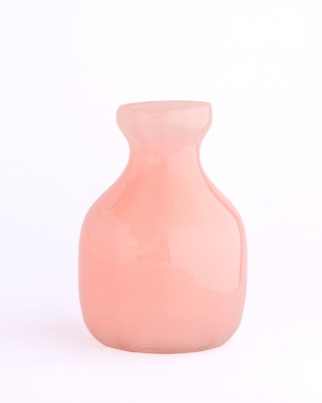 Vase | Glass Potli | Blush Pink, 6x12.5cm
