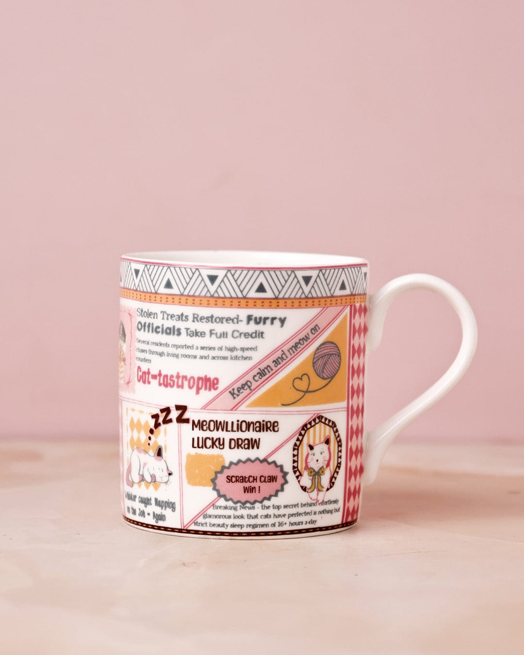 Mug | Fine Ceramic Cat Illustrations | 300ml