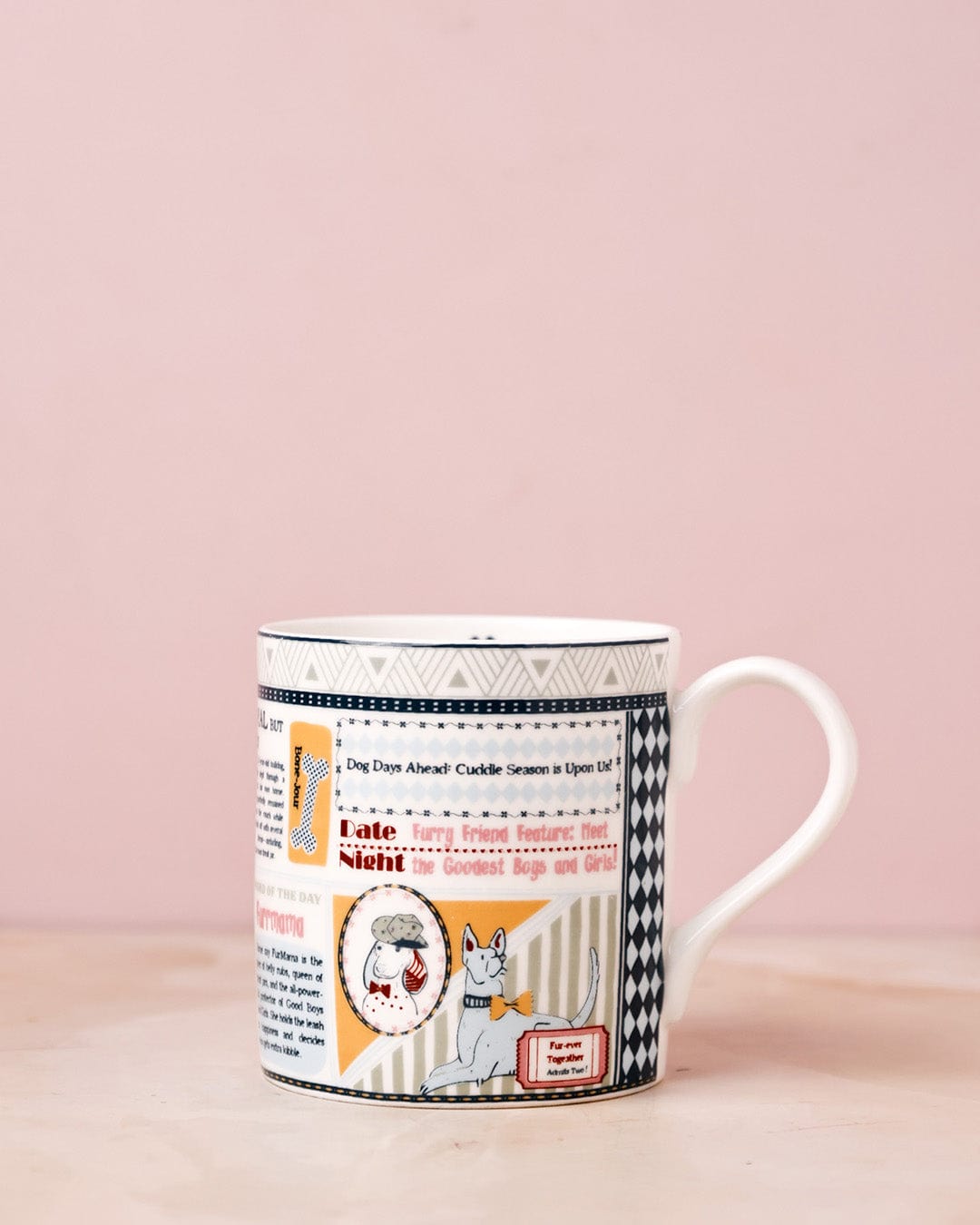 Woof Street Journal Fine China Mug