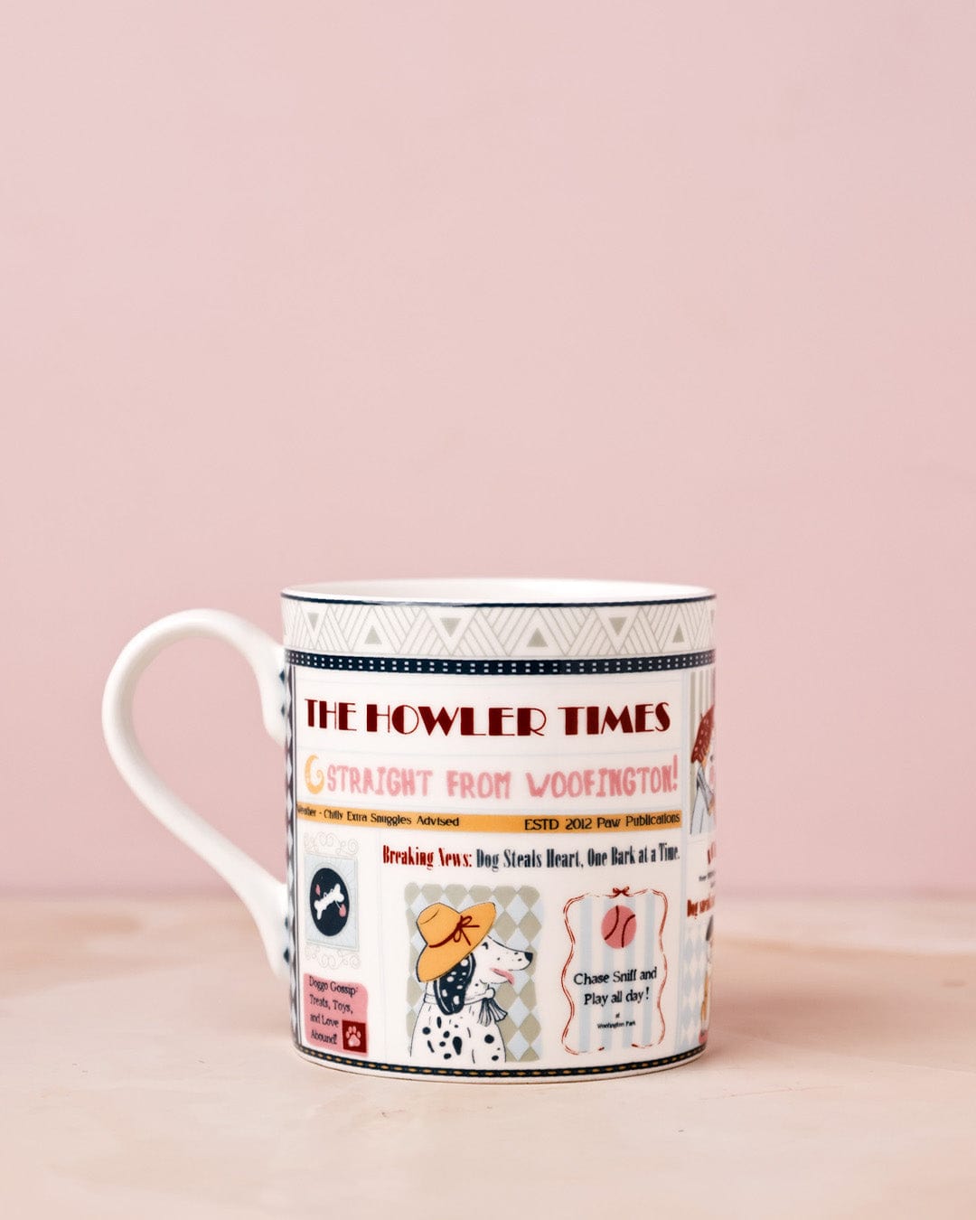 Woof Street Journal Fine China Mug