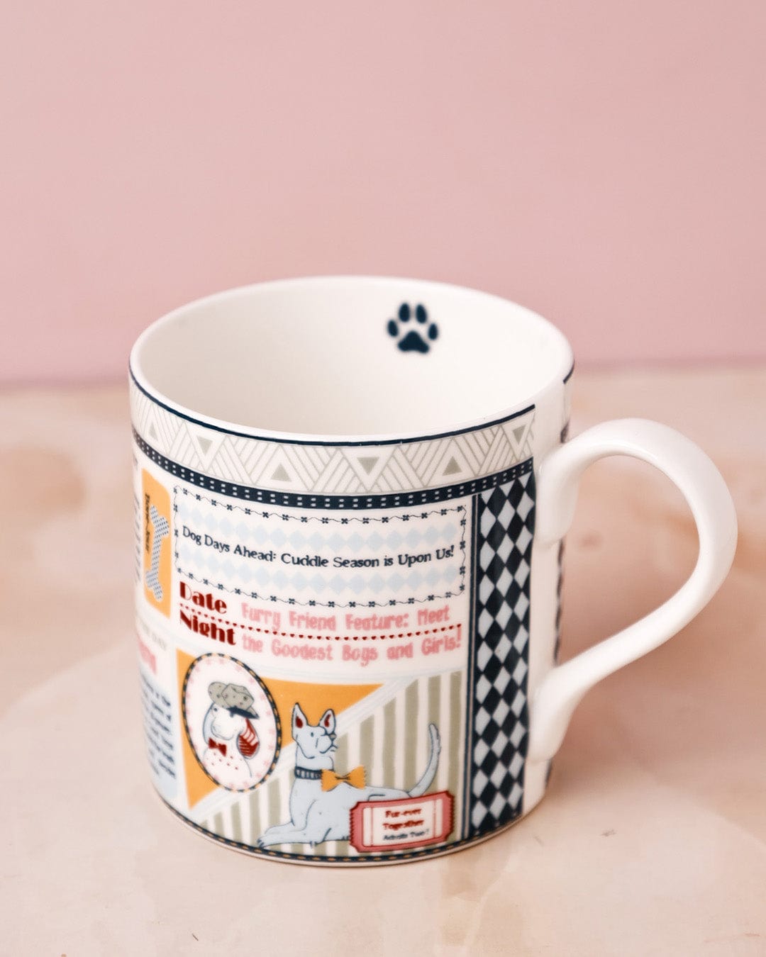 Woof Street Journal Fine China Mug