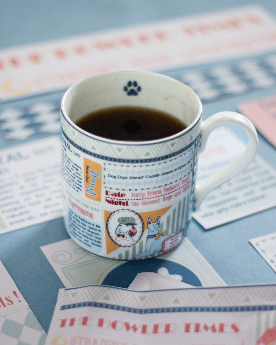 Woof Street Journal Fine China Mug