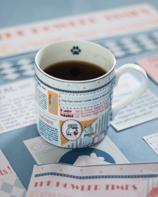Woof Street Journal Fine China Mug