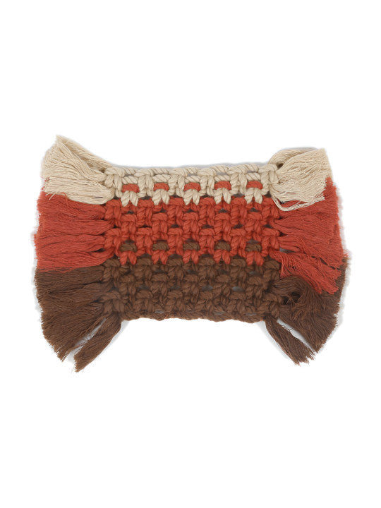 Artisanal Square Table Coasters – Hand-knotted Coasters - 2pc