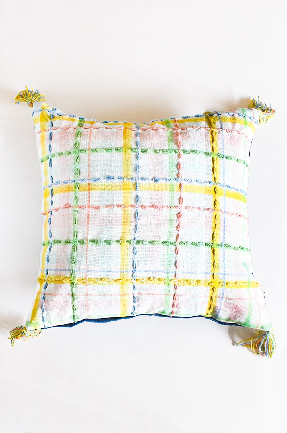 Cushion Cover | Embroidered Cotton | 18x18 Inch
